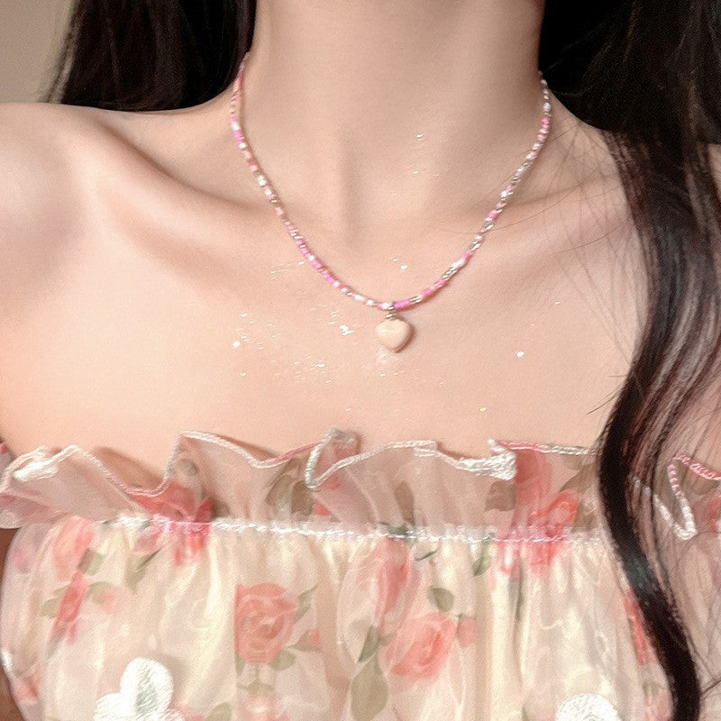 lightweight pearl necklace for women