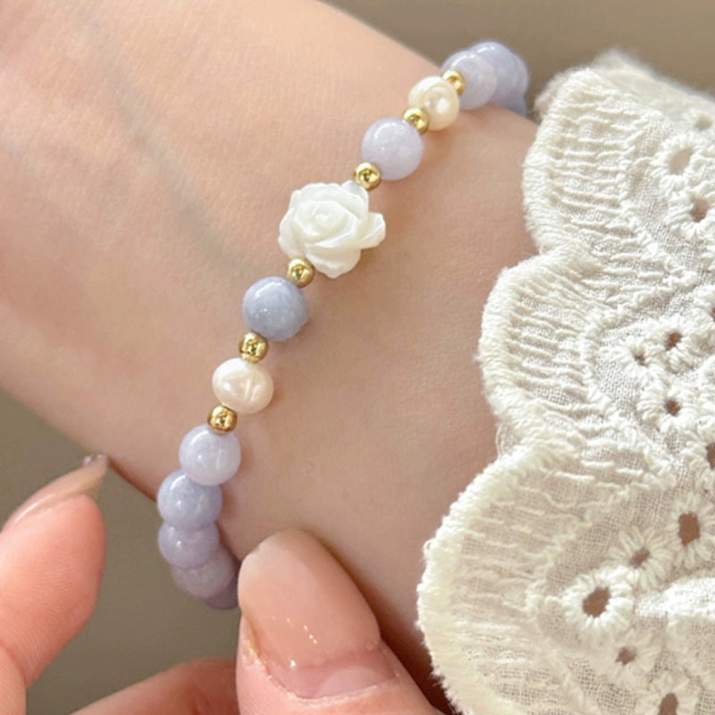 stylish women's bracelet with floral design
