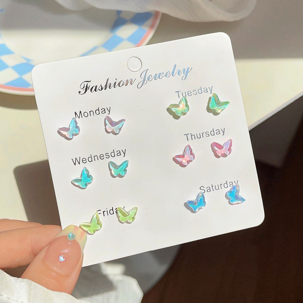 Handcrafted Butterfly Stud Earrings