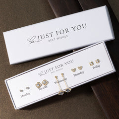 gift box containing silver earrings image 4