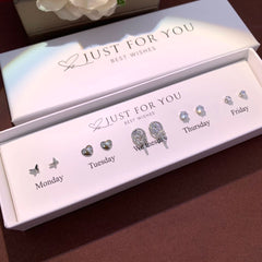 Cute Daisy Rabbit Stud Earrings in S925 Silver - Image 1