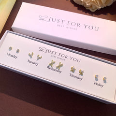 Unique Daisy Earrings Set - Image 8