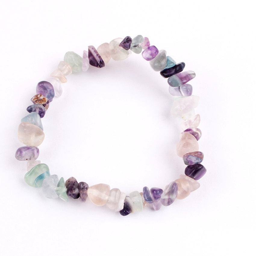 Trendy gemstone bracelet displayed elegantly