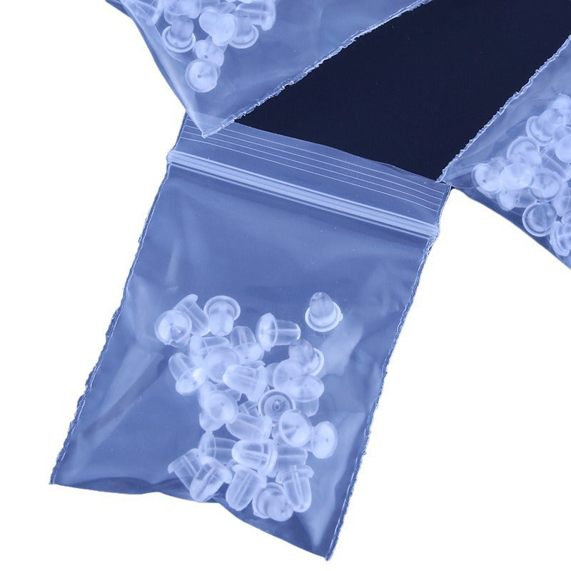 Silicone ear plugs displayed on a white background