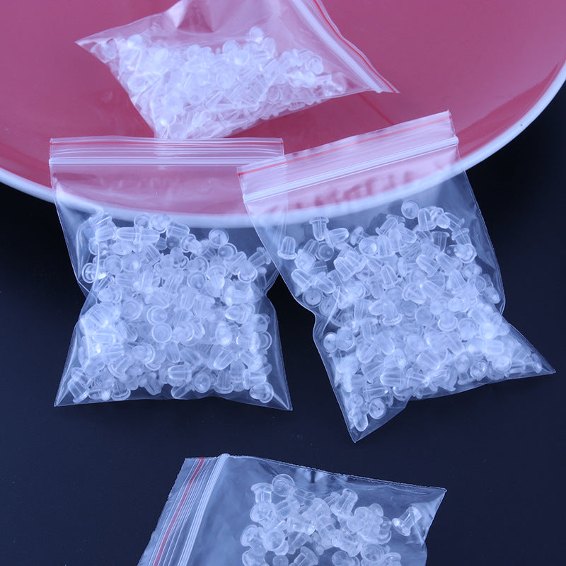 Close-up view of reusable silicone ear plugs