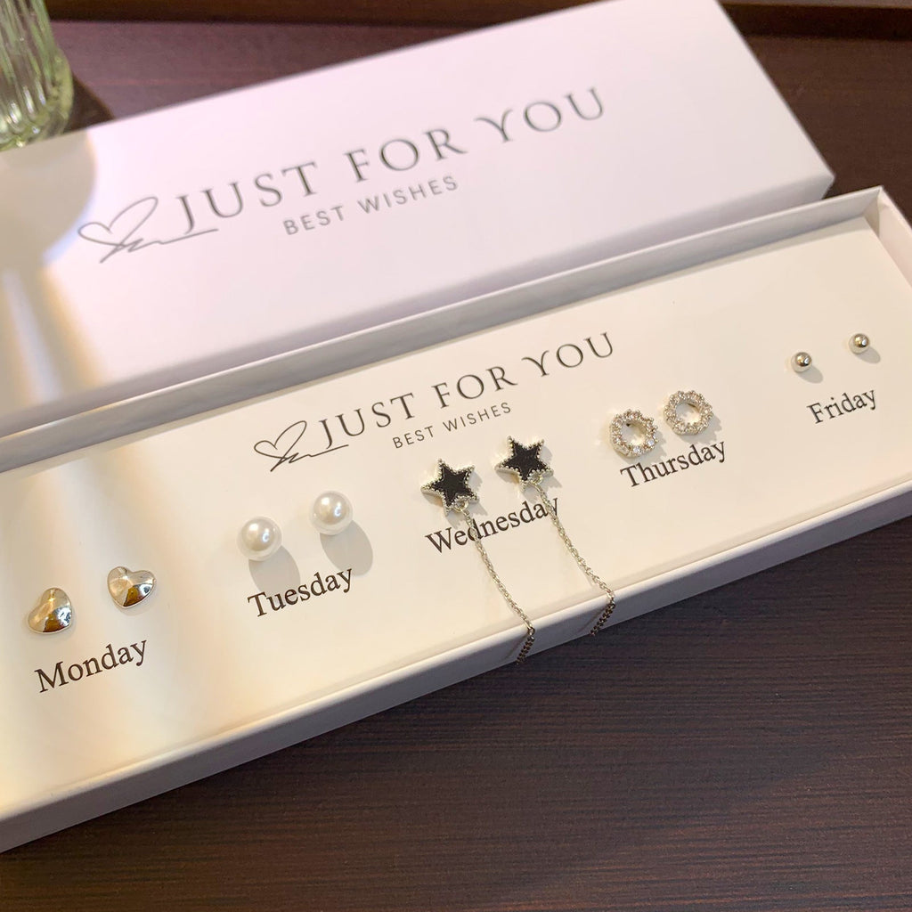 Elegant Zirconia S925 Silver Earring Set Image 2