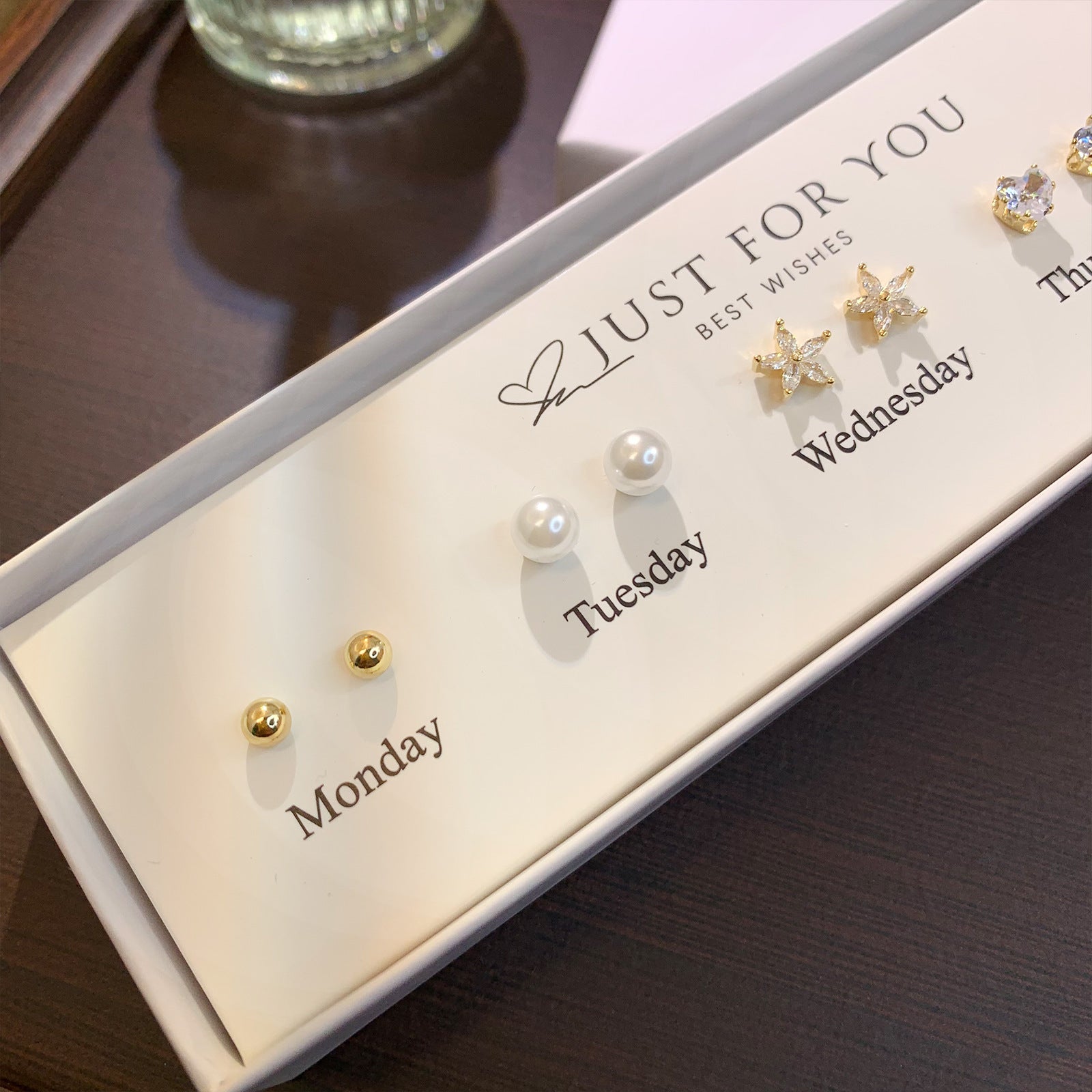 Elegant Zirconia S925 Silver Earring Set Image 9