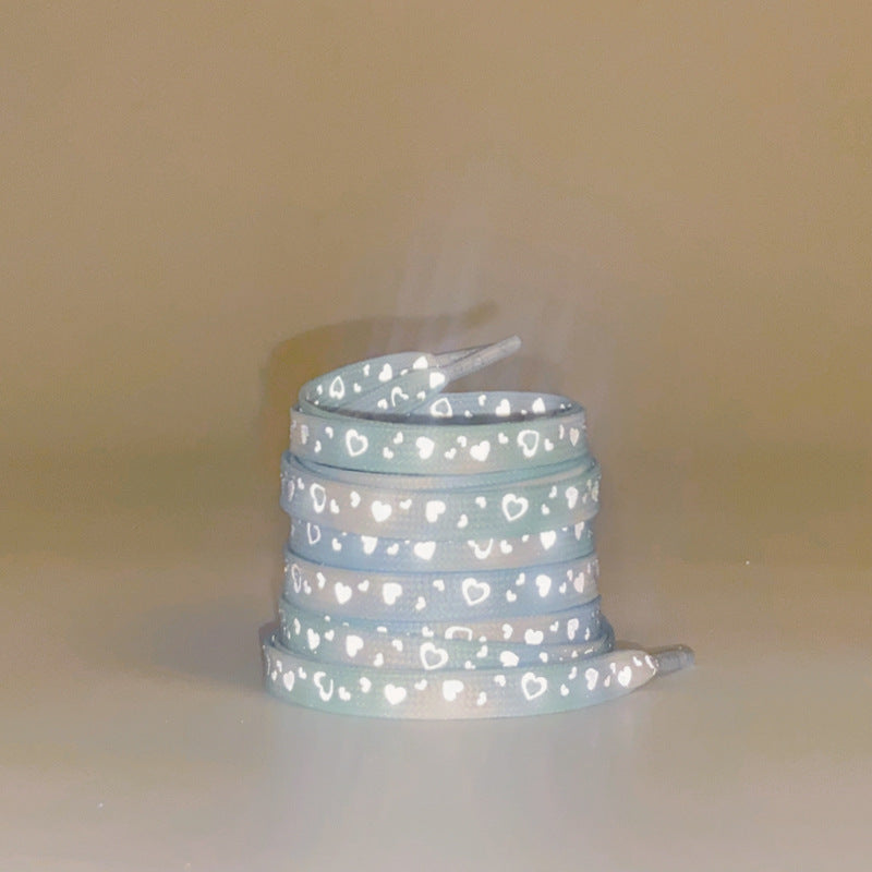 Lifestyle image showcasing galaxy shoelaces in use