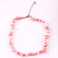 Sophisticated handmade necklace on display