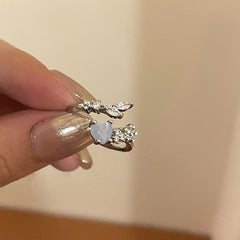 Showcasing the adjustable feature of the ring image 5