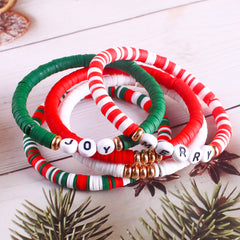 Elegant Handmade Soft Clay Beaded Bracelet Image 3
