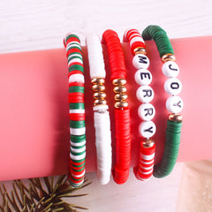 Elegant Handmade Soft Clay Beaded Bracelet Image 4
