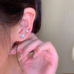 collection of zircon ear accessories in multiple designs