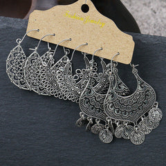 Fashionable alloy earrings for women image 4