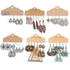Tassel earrings available in multiple colours