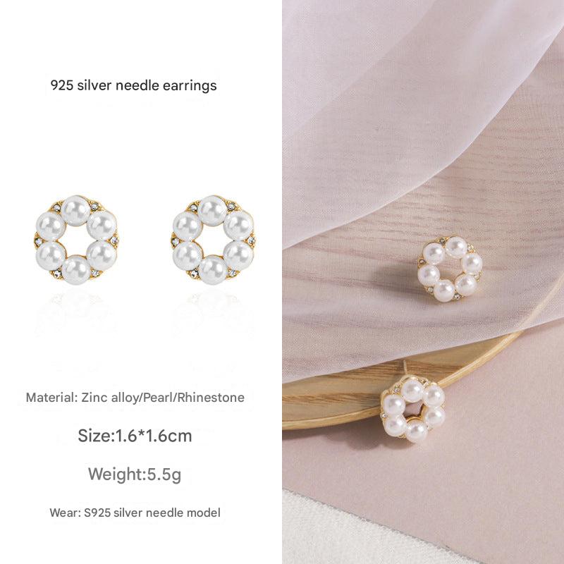 Floral earrings in natural light display 10