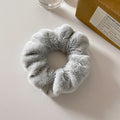 Plush headband for kids in white colour