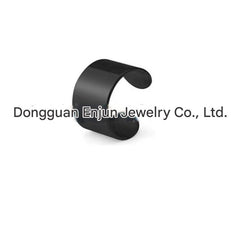 Non-pierced geometric ear clips in gold