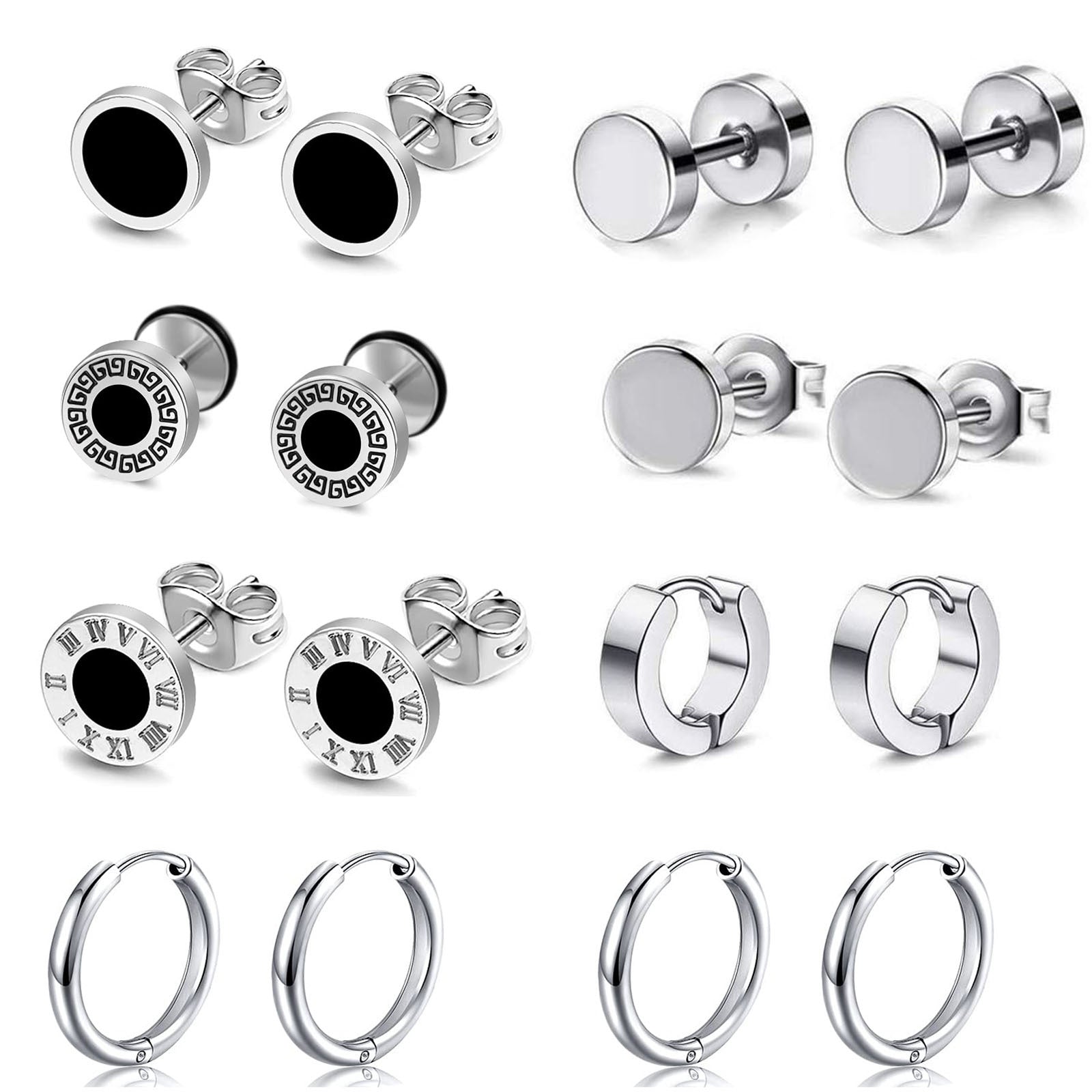 Lightweight hoop earrings perfect for casual outfits