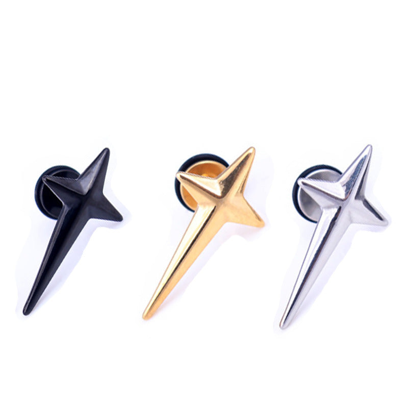 Trendy cross earrings highlighting durability and style