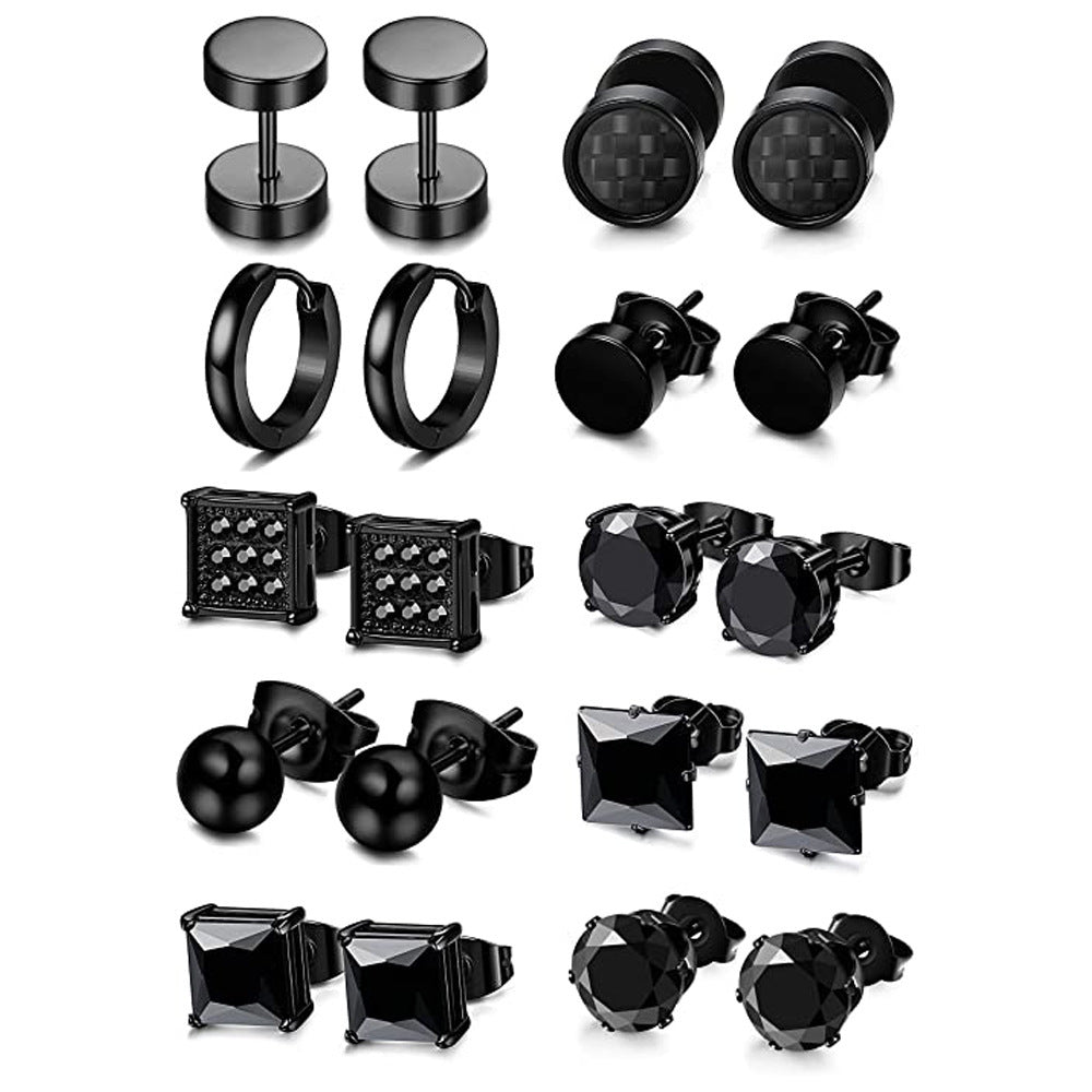 Hypoallergenic Stainless Steel Ear Studs Image 3