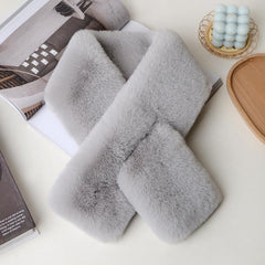 scarf laid flat displaying fabric texture