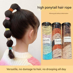 Comfortable fabric hair ties for ponytails