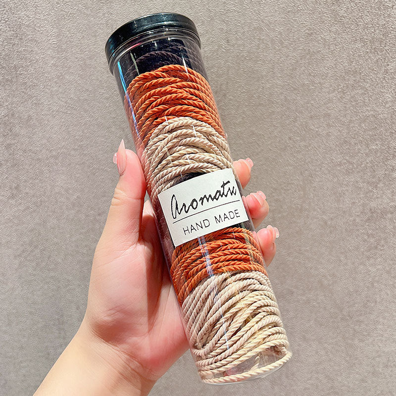 Trendy hair ties in multiple colours