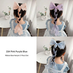 Beautiful princess style bow hair clip for girls