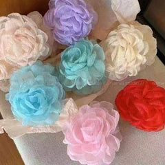 stylish floral hair clip in violet