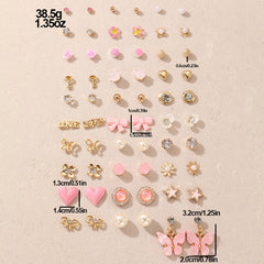 Stylish geometric earrings against chic backdrop
