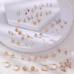 Lightweight fashion earrings shown in detail