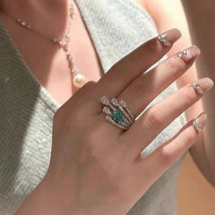 Close-up of the geometric design on the meteor ring