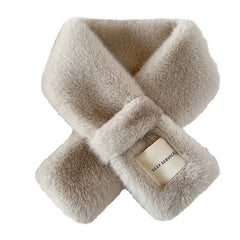 Cozy Faux Fur Rabbit Scarf image 4