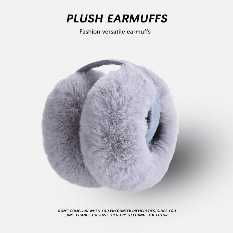 Brown fashionable earmuffs for outdoor use