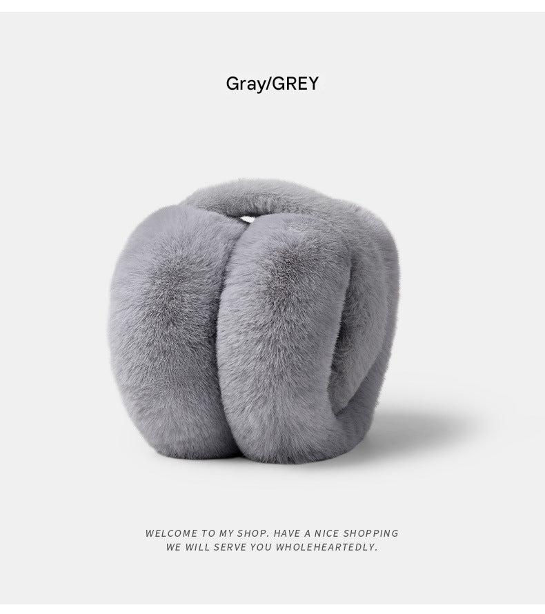 Brown fashionable earmuffs for outdoor use