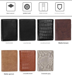 RFID wallet with cards ejected automatically