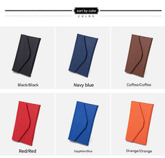 Coffee colour RFID blocking passport wallet