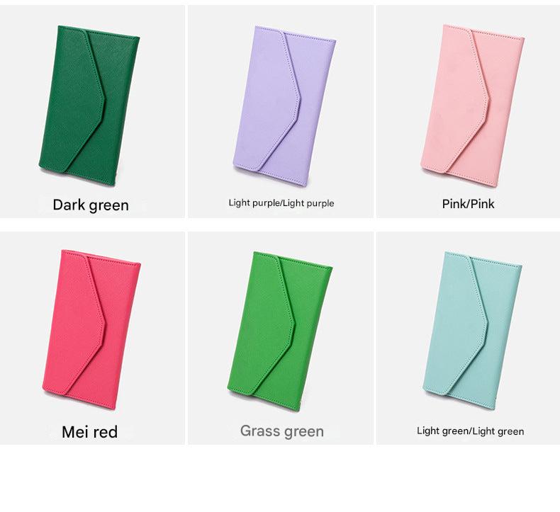 Green multifunctional passport holder
