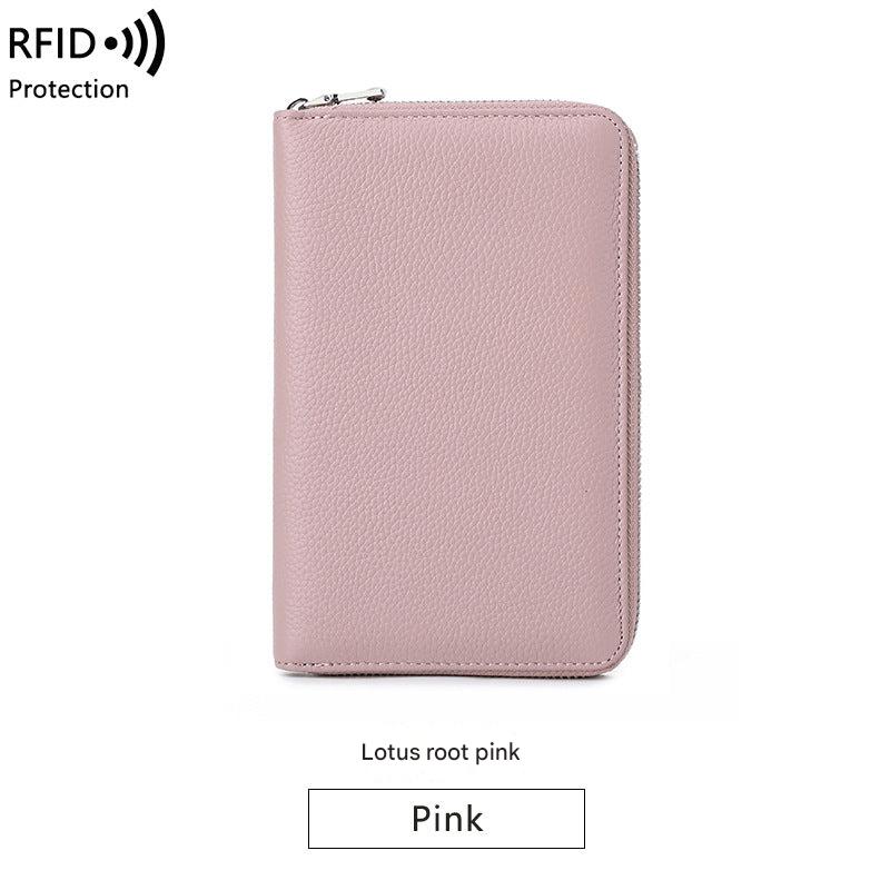 Premium RFID Leather Passport Holder Image 2