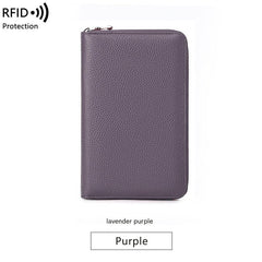 Premium RFID Leather Passport Holder Image 4