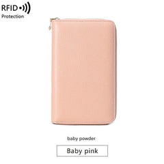 Premium RFID Leather Passport Holder Image 8