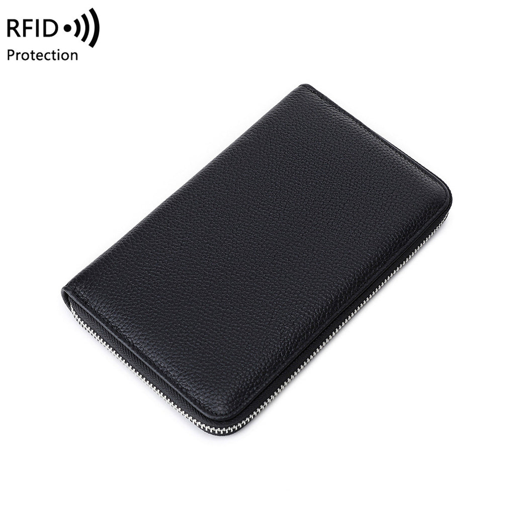Premium RFID Leather Passport Holder Image 4