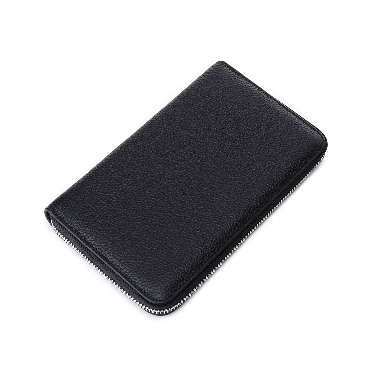 Elegant leather wallet used as a passport holder