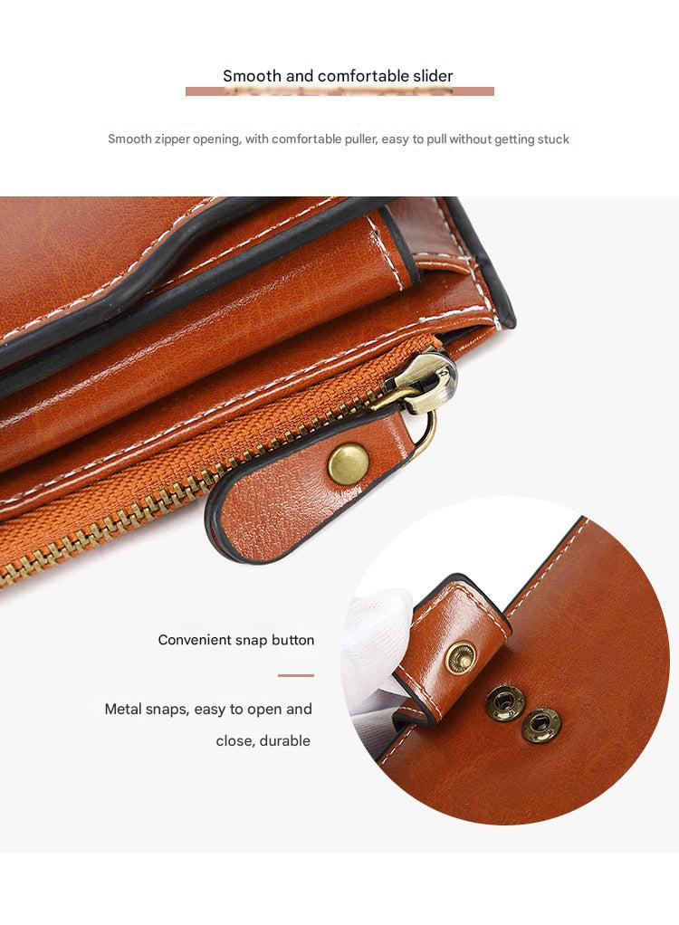 Close-up of RFID Blocking Technology in Wallet