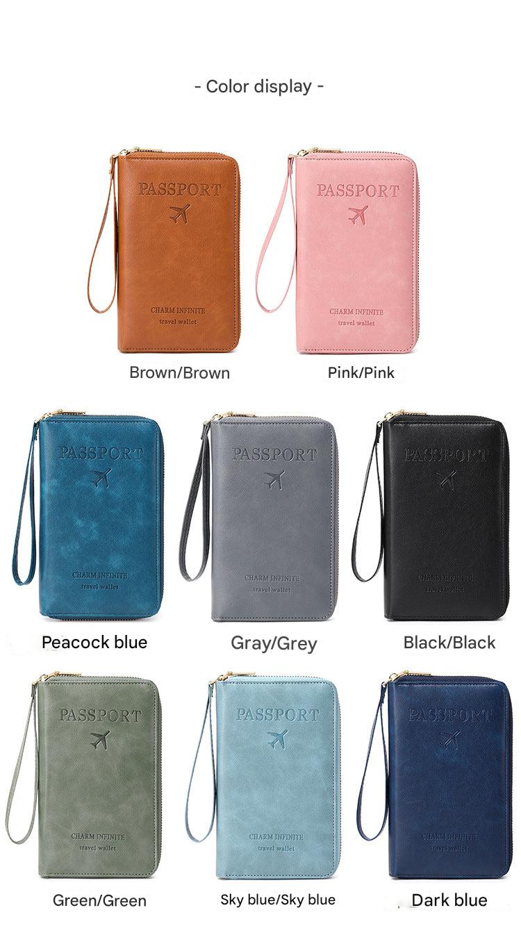 RFID passport holder in pink