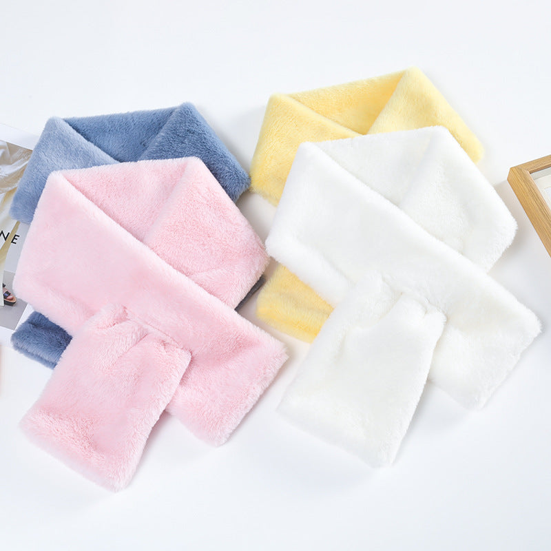 Cozy Multi-Color Faux Fur Scarf Image 2