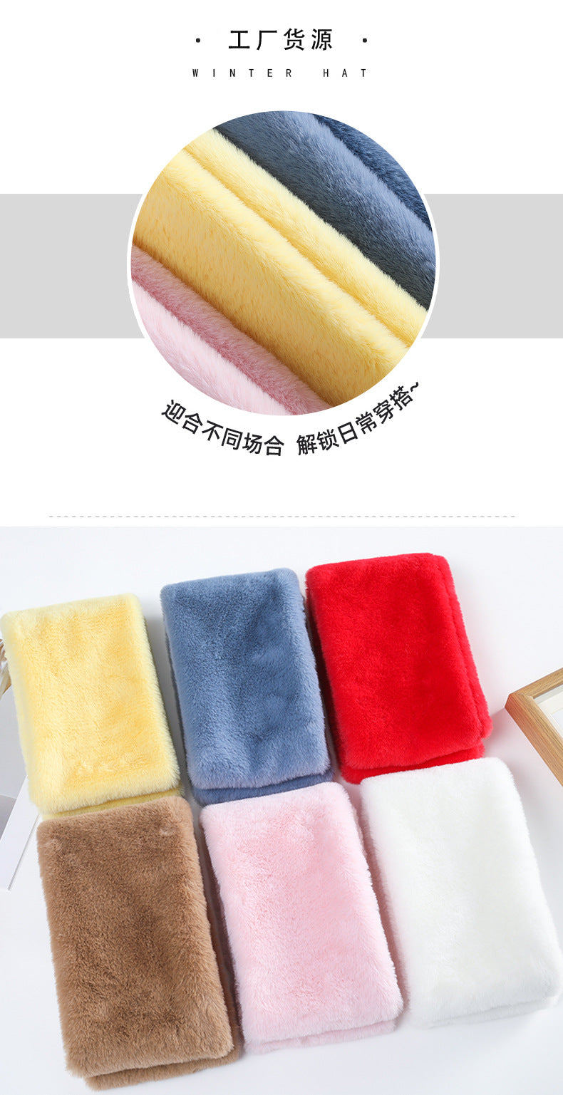 Cozy Multi-Color Faux Fur Scarf Image 7