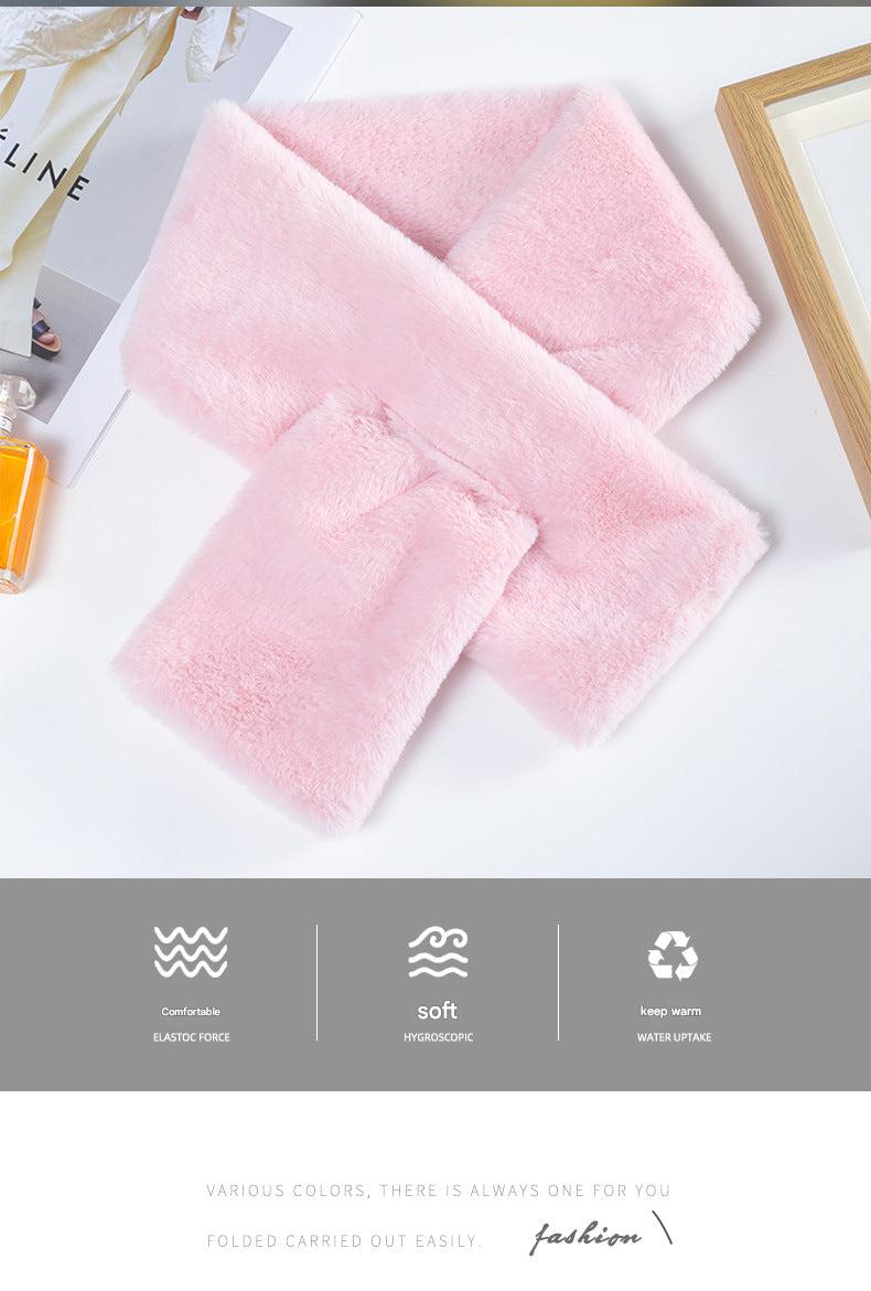 Cozy Multi-Color Faux Fur Scarf Image 9