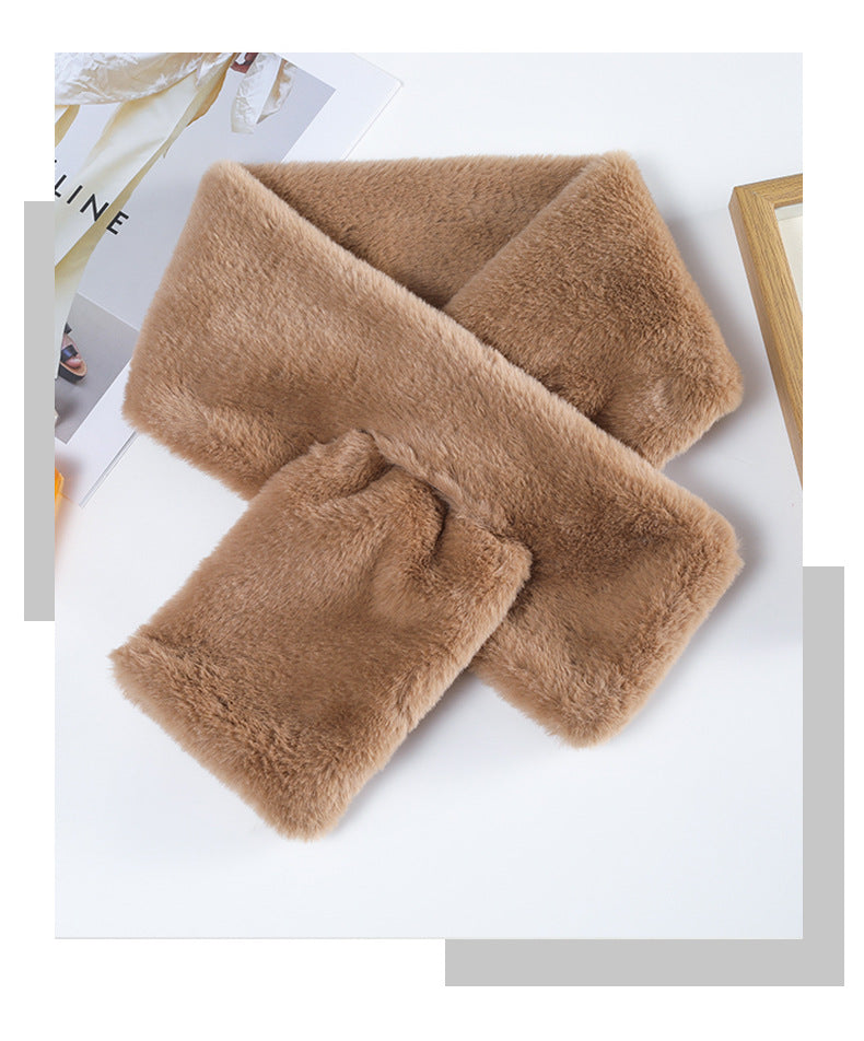Cozy Multi-Color Faux Fur Scarf Image 10